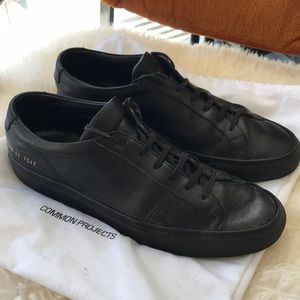 COMMON PROJECTS Achilles sneakers in black leather